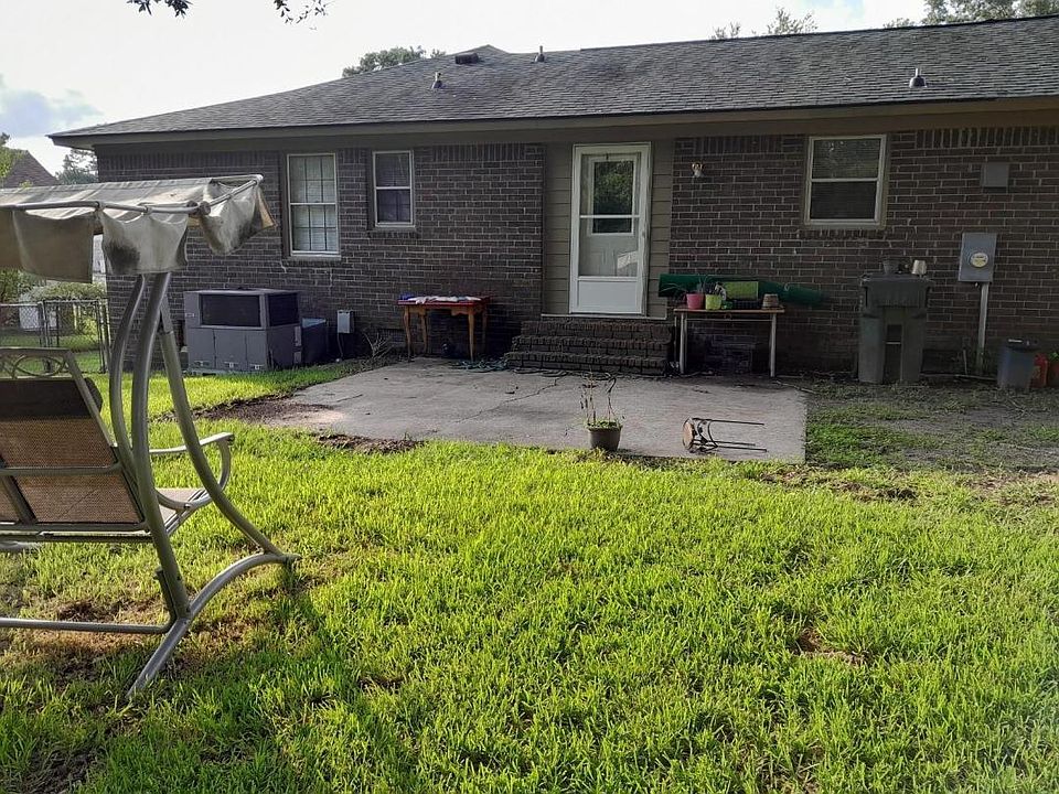 Fenced back yard