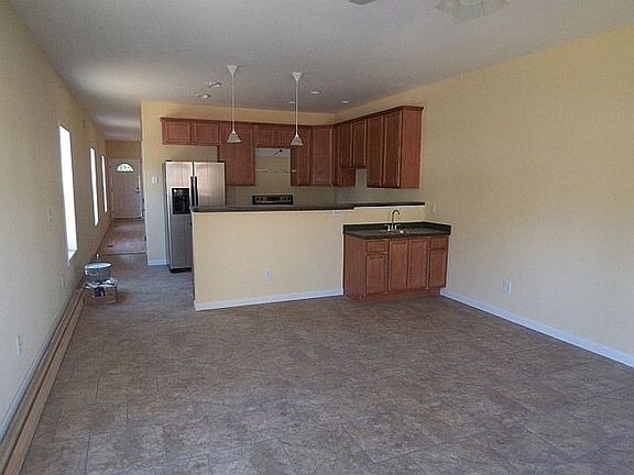 Large kitchen with dining area