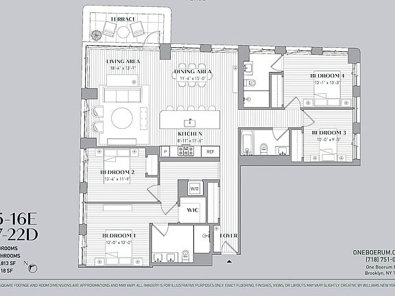 2nd image of 1 Boerum Pl APT 21D