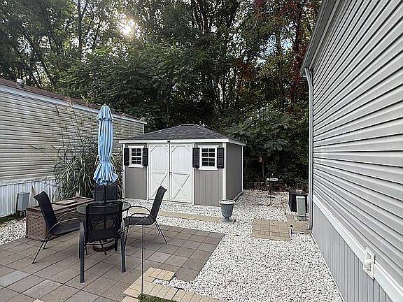 Patio and Shed