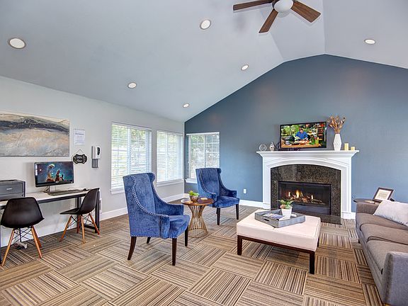 The interior of our Clubhouse at Capitol City in Lacey, WA