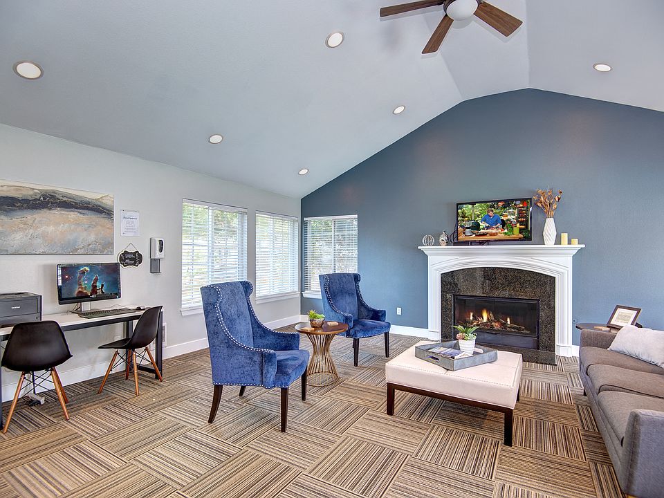 The interior of our Clubhouse at Capitol City in Lacey, WA