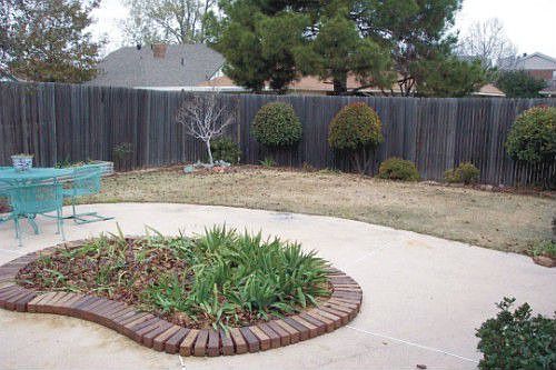 Yard from library