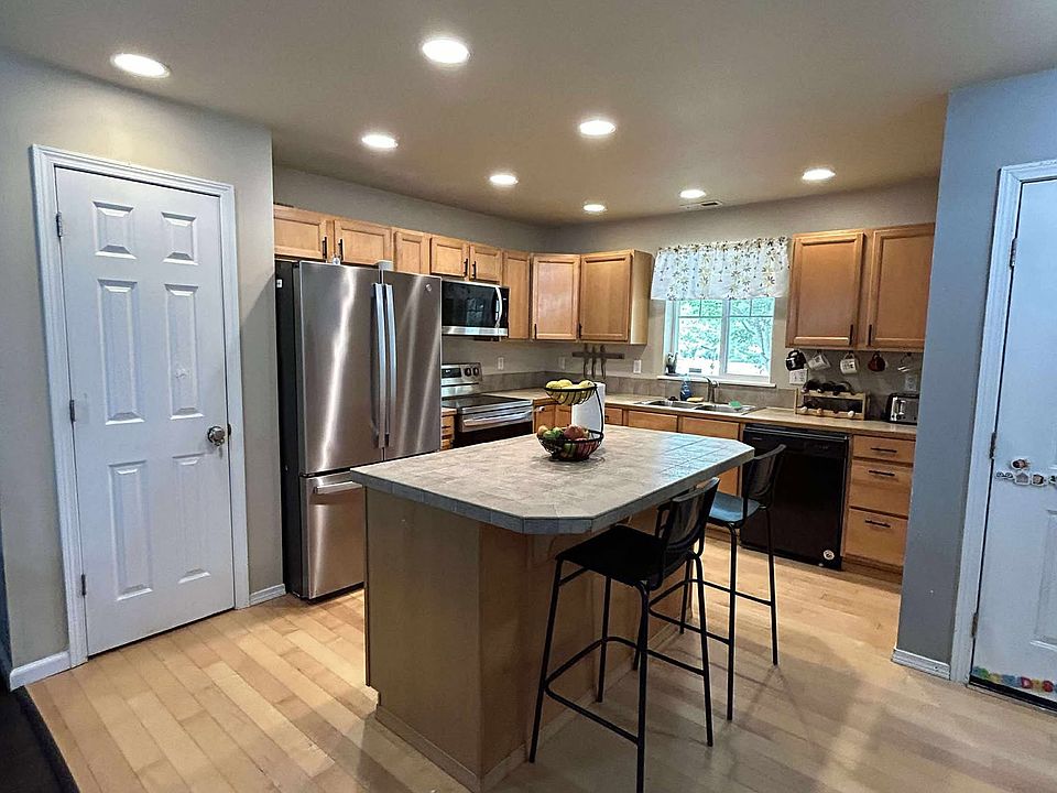 Kitchen, left door is the pantry, right door is the front door.