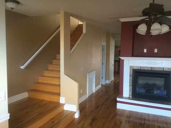 Living room, stairway