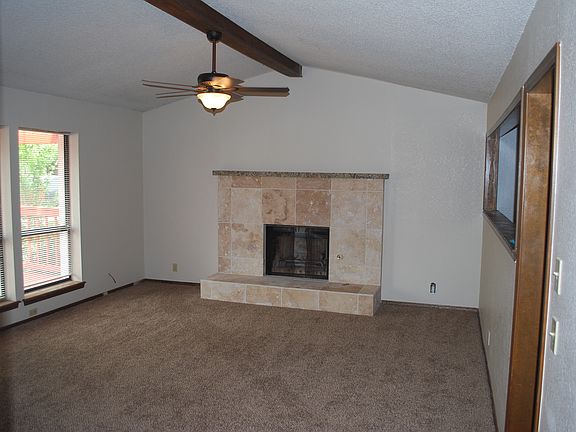 Tile fire place with Granite