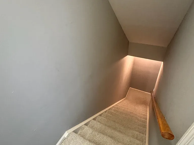Stairs to finished basement