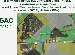 1428 State Highway 21 Hwy W, Cedar Creek, TX 78612