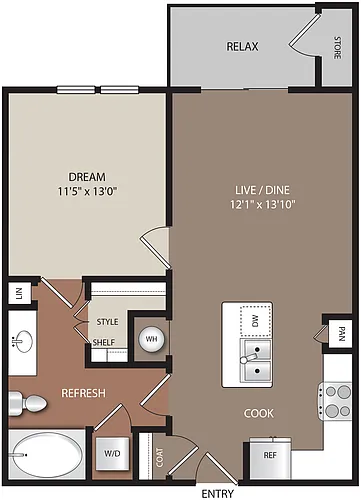 Floor plan A2A