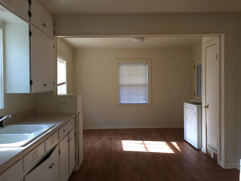 Kitchen and washroom
