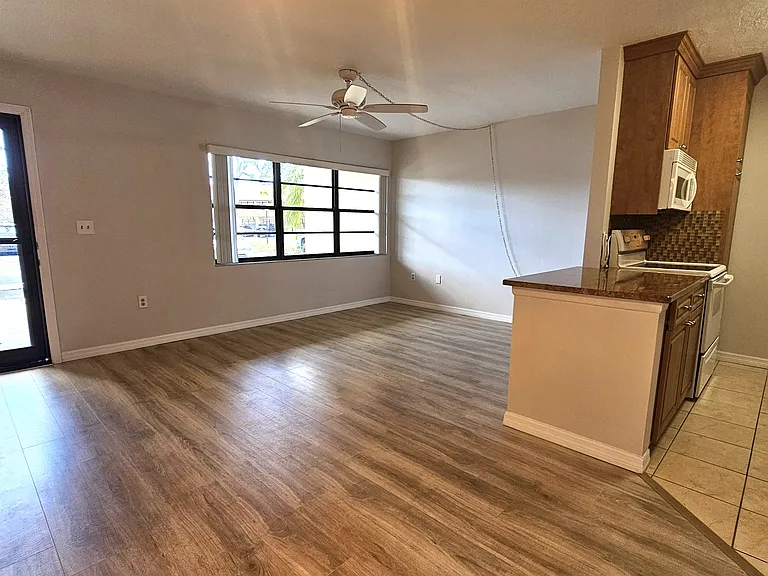 Dining room & living room