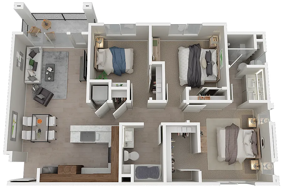 Floor plan Incline