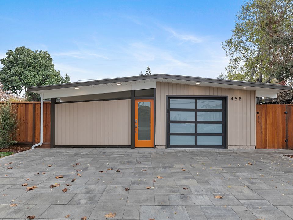 Enclosed front yard for privacy and security.