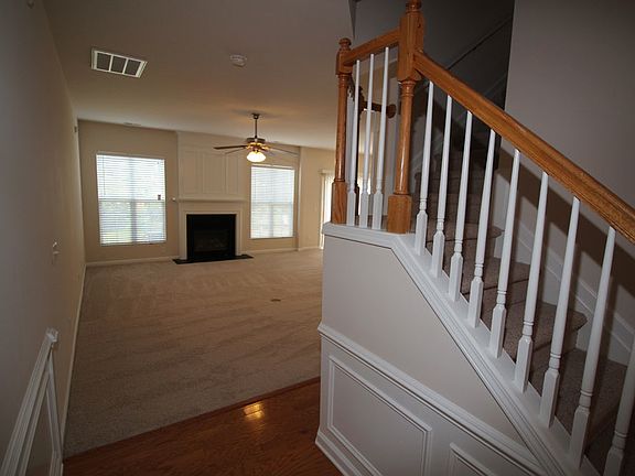 Entry with hardwood floors