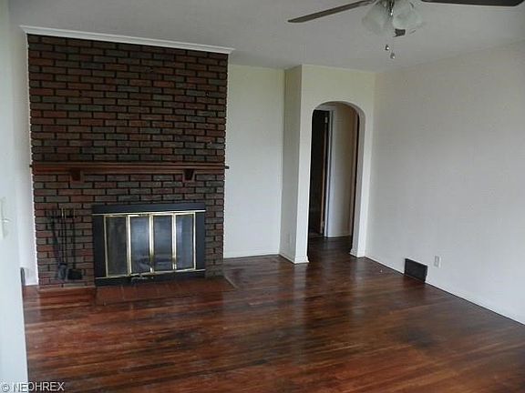 Brick fireplace for winter nights