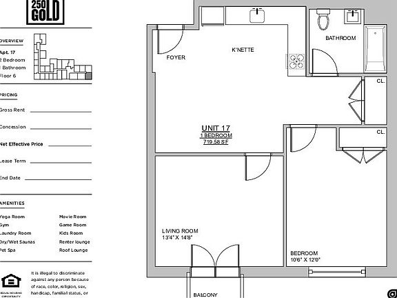 2nd image of 250 Gold St #1227