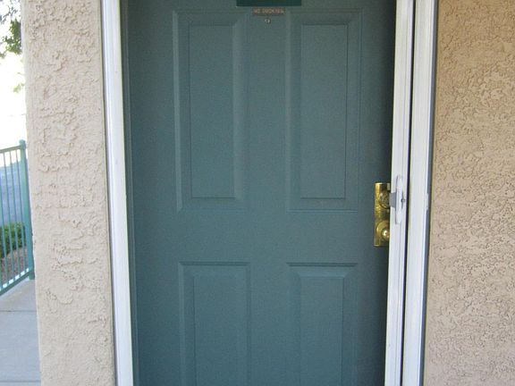 Entrance has a screen door