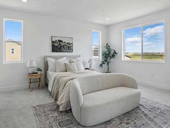 Primary bedroom suite at Plan 5002, The Residences at Arbor Ranch