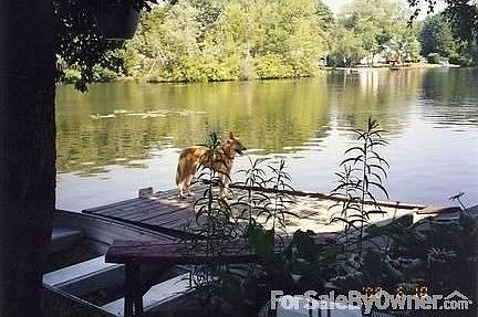 You could own this home on lake shawnee : Enjoy peace and tranquility owning this lake house!
