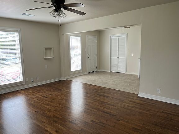 View of living area from front door