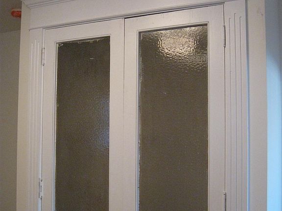 Custom closet in living room