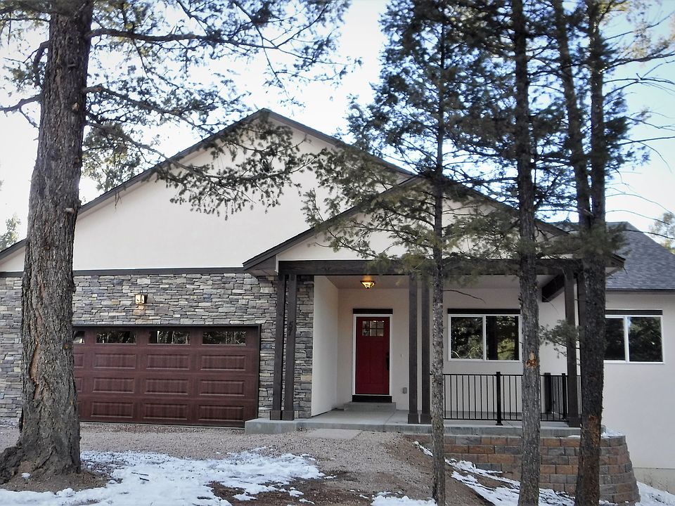 Exterior with stone, stucco