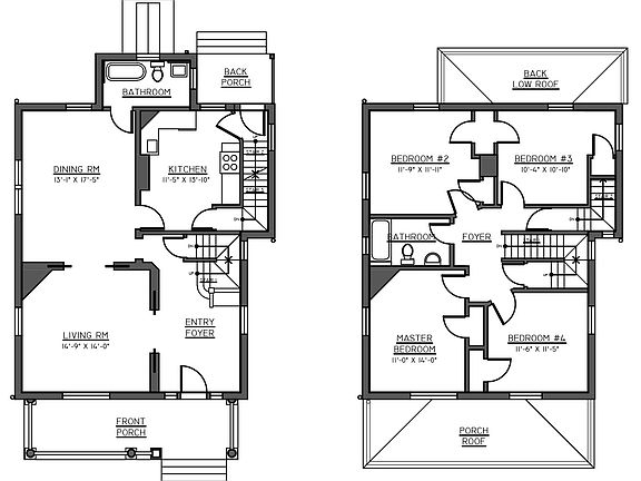 1st & 2nd Floor Plans