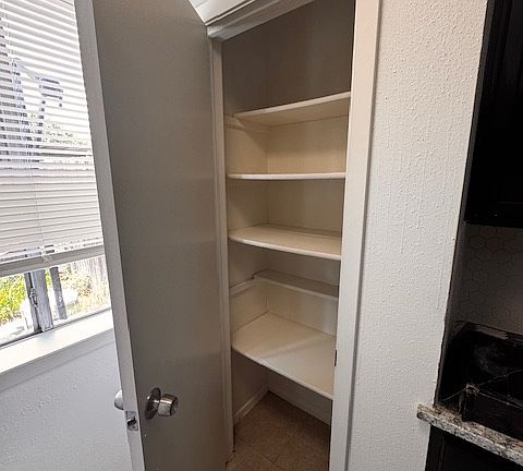 Pantry in kitchen.