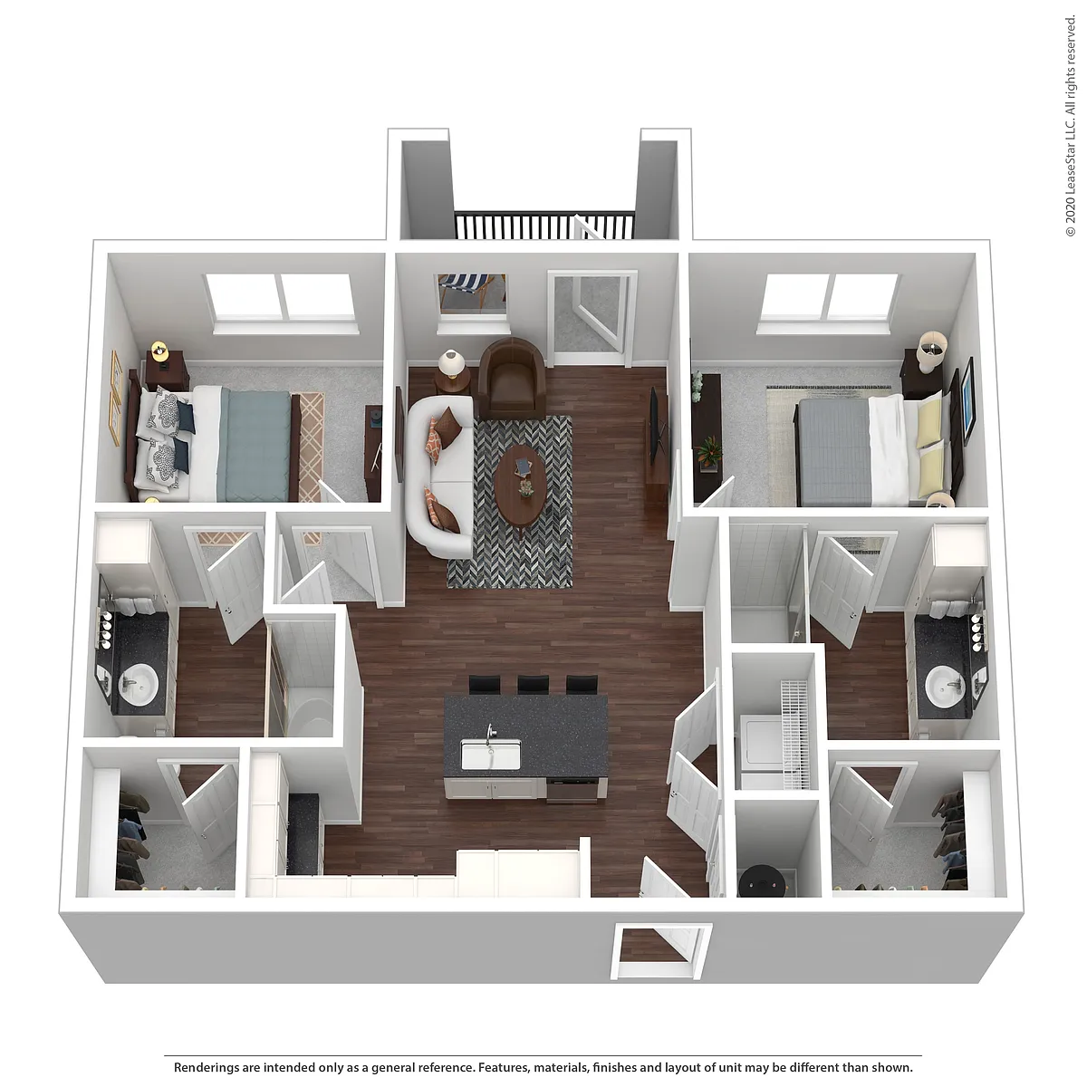 Floor plan Cabana One