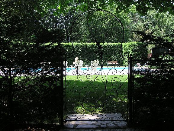 Gate to Pool Area