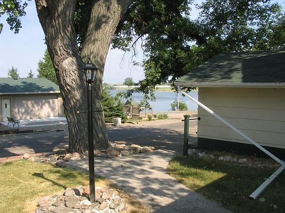 View of Lake Eureka from front of house