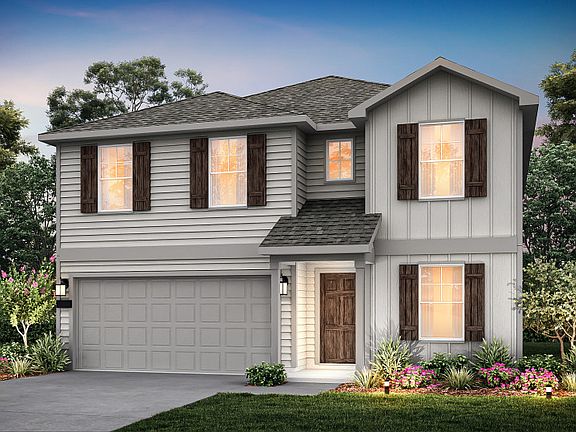 The Kisko, a two-story home with 2-car garage, shown with Home Exterior HC102