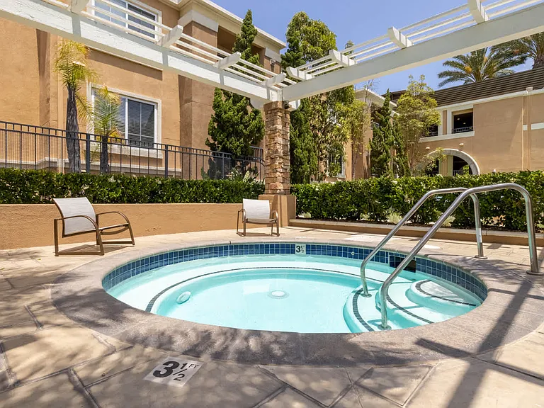 Courtyard with Spa