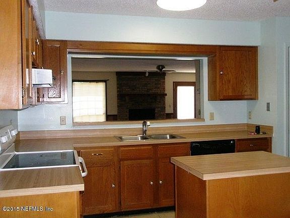 Kitchen with pass thru