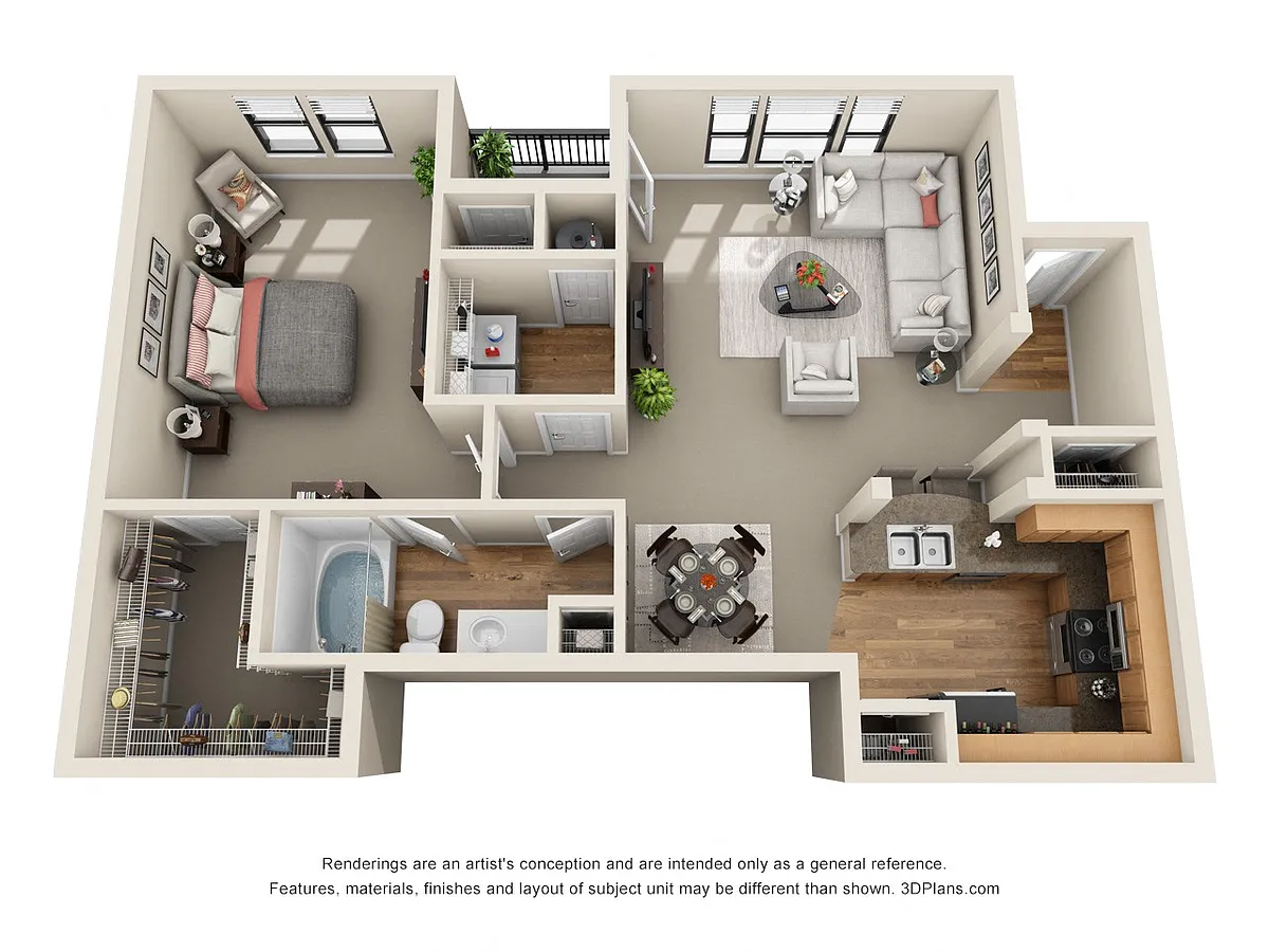 Floor plan Bluebonnet - A2