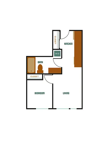 Floor plan 1X1 - C6
