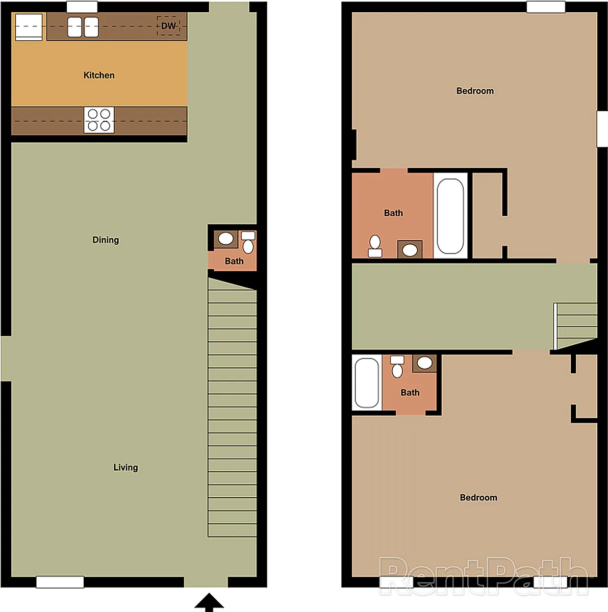 Floor plan Townhome