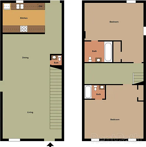 Floor plan Townhome