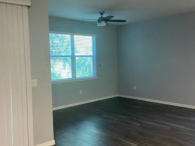 Living room that is open to the kitchen area