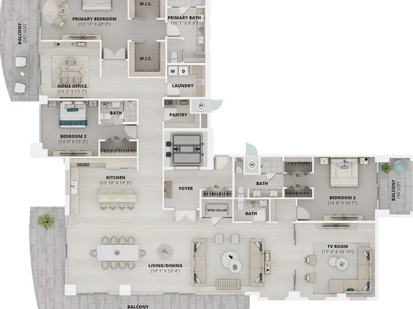 2583 1st St Penthouse 1701, Fort Myers, FL 33901