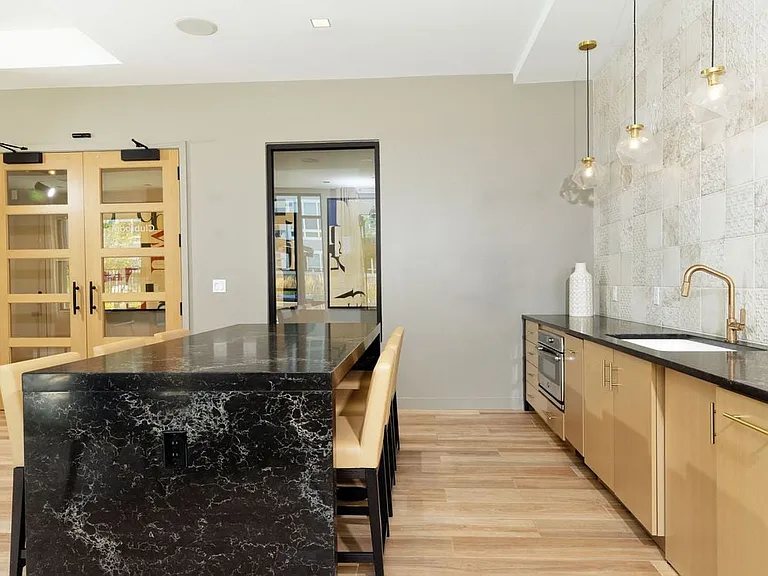 Resident lounge with kitchenette