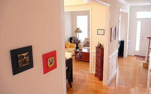 Panaromic of Living Room and Hallway