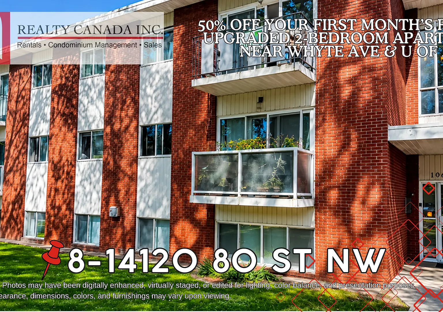 (PN 1325) Prime Location Whyte Ave 2 Bedroom — Photo 1