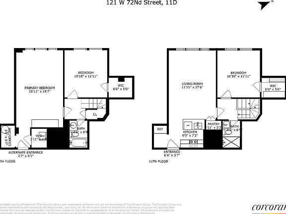2nd image of 121 W 72nd St APT 11D