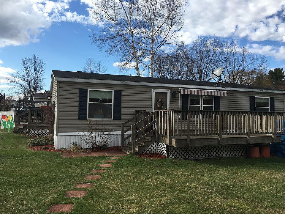 Large deck with awning