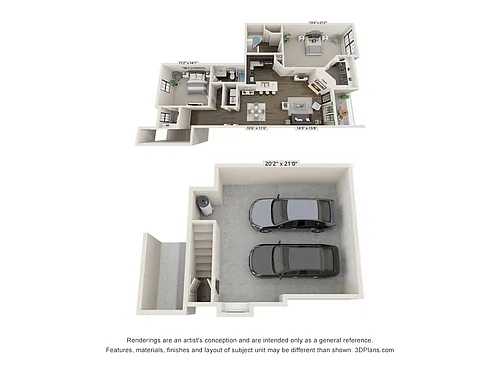 Floor plan Cabernet Renovated