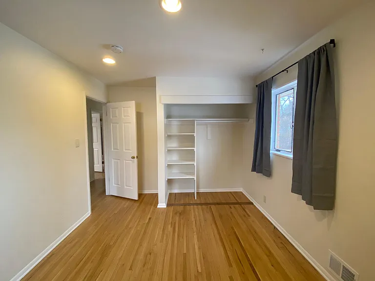 Bedroom 2: We've added in storage shelves to all our bedrooms.