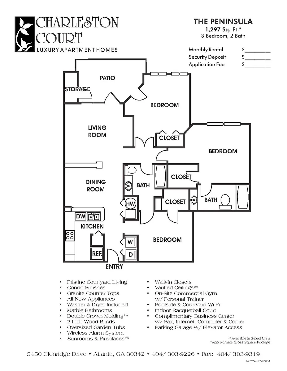 Floor plan 3A - The Peninsula