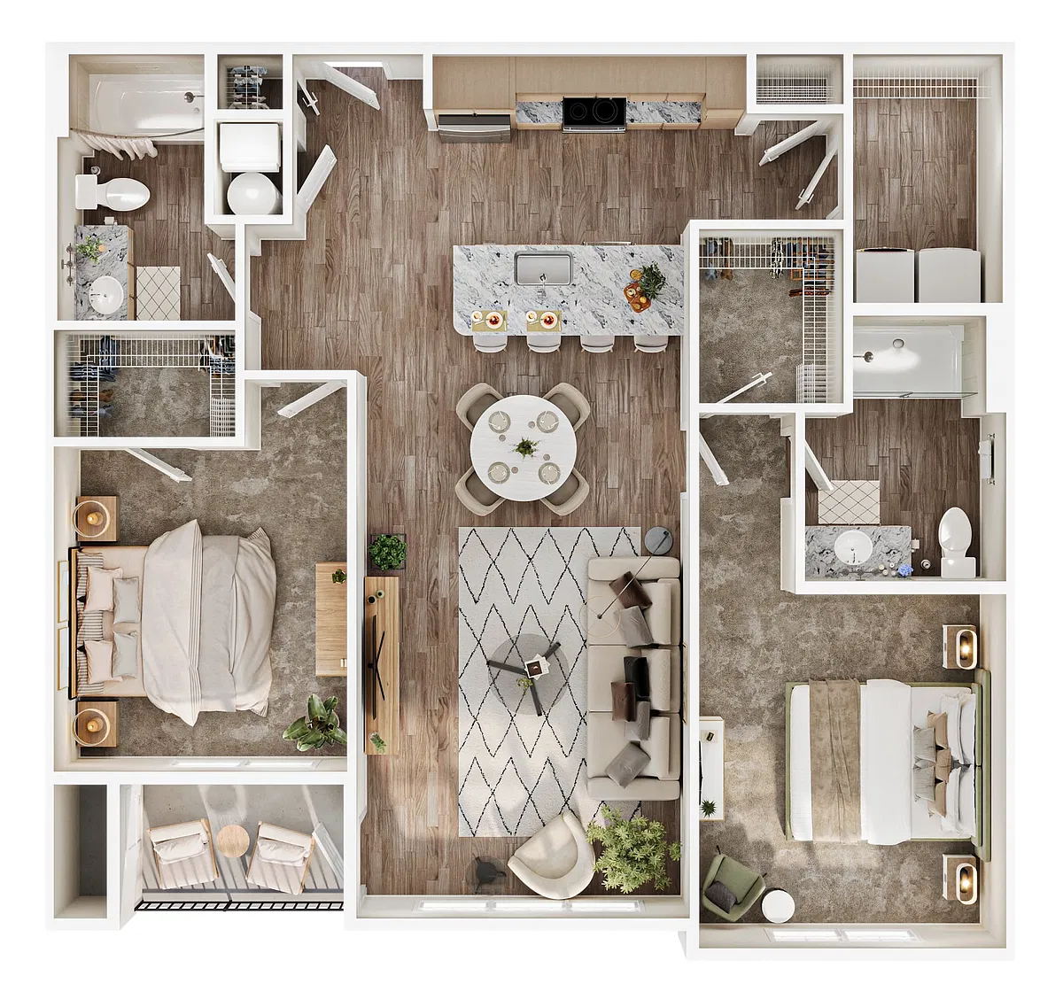 Floor plan B3