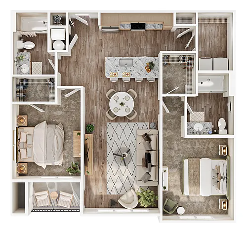 Floor plan B3
